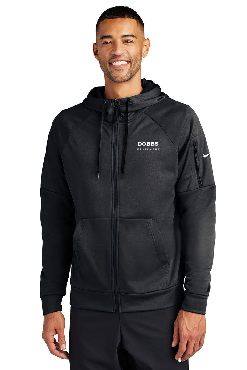 Nike Therma-FIT Full-Zip Fleece Hoodie (Dobbs Equipment)