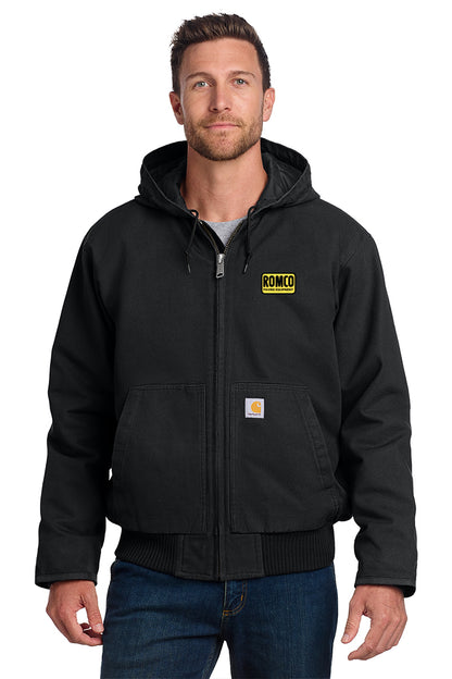 Carhartt Washed Duck Active Jacket (ROMCO Paving Equipment)