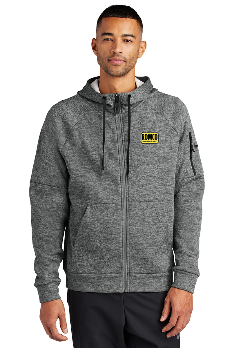 Nike Therma-FIT Full-Zip Fleece Hoodie (ROMCO Paving Equipment)